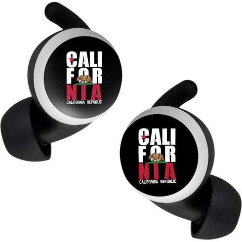 California Black Block Google Pixel Buds Skin